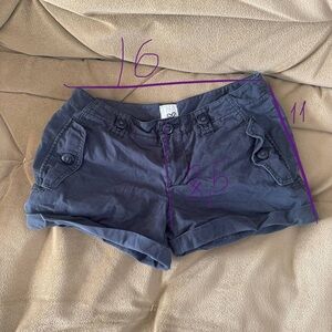 TNA Dark Blue Cargo Shorts
